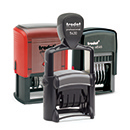 Datums-, Nummern- und Wortbanddrehstempel